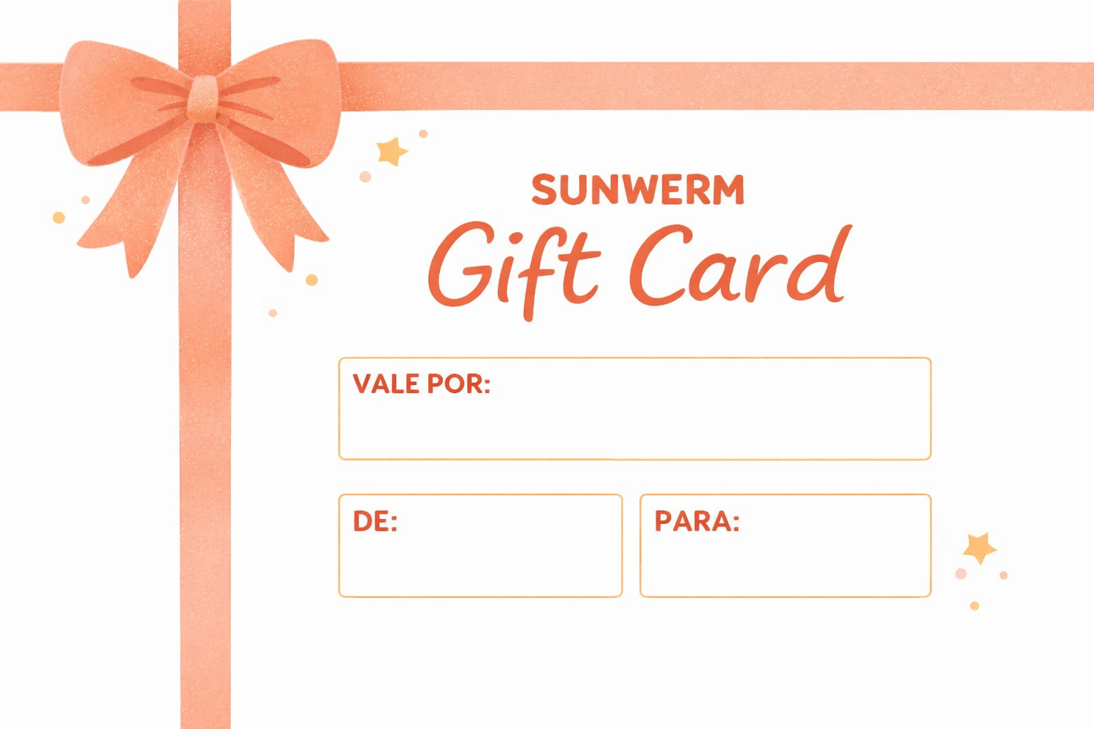 Gift Card SUNWERM